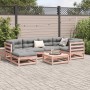 Juego de sofás de jardín 7 pzas madera maciza de abeto Douglas by vidaXL, Garden sets - Ref: Foro24-3299532, Price: 372,57 €,...