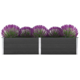 Graues WPC-Blumenbeet 250x50x54 cm von vidaXL, Töpfe und Pflanzgefäße - Ref: Foro24-49057, Preis: 316,51 €, Rabatt: %