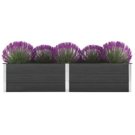 Graues WPC-Blumenbeet 250x50x54 cm von vidaXL, Töpfe und Pflanzgefäße - Ref: Foro24-49057, Preis: 351,60 €, Rabatt: %