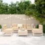 Juego de sofás de jardín 6 piezas madera maciza de pino by vidaXL, Garden sets - Ref: Foro24-3250736, Price: 335,21 €, Discou...