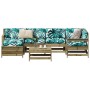 Juego de sofás de jardín 7 pzas madera de pino impregnada by vidaXL, Garden sets - Ref: Foro24-3250935, Price: 422,88 €, Disc...