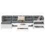 Gartensitzgruppe 7-teilig Massivholz Kiefer Weiß von vidaXL, Gartensets - Ref: Foro24-3250949, Preis: 443,57 €, Rabatt: %