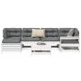 Juego de sofás de jardín 7 pzas madera maciza de pino blanco by vidaXL, Garden sets - Ref: Foro24-3250949, Price: 437,25 €, D...