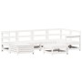 Gartensitzgruppe 7-teilig Massivholz Kiefer Weiß von vidaXL, Gartensets - Ref: Foro24-3250949, Preis: 443,57 €, Rabatt: %