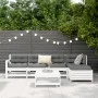Juego de sofás de jardín 6 piezas madera maciza pino blanco by vidaXL, Garden sets - Ref: Foro24-3250961, Price: 367,24 €, Di...