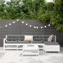 Juego de sofás de jardín 6 piezas madera maciza pino blanco by vidaXL, Garden sets - Ref: Foro24-3250961, Price: 372,00 €, Di...