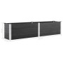 Arriate de WPC gris 250x50x54 cm de vidaXL, Maceteros y jardineras - Ref: Foro24-49057, Precio: 276,05 €, Descuento: %