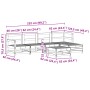 Gartensitzgruppe 6-teilig Massivholz Kiefer Weiß von vidaXL, Gartensets - Ref: Foro24-3250961, Preis: 372,00 €, Rabatt: %