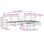 Juego de sofás de jardín 6 piezas madera maciza pino blanco by vidaXL, Garden sets - Ref: Foro24-3250961, Price: 367,24 €, Di...