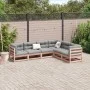 Juego de sofás de jardín 6 pzas madera maciza de abeto Douglas by vidaXL, Garden sets - Ref: Foro24-3299454, Price: 343,16 €,...