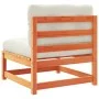 Set de sofás jardín 7 pzas con cojines madera pino marrón cera by vidaXL, Garden sets - Ref: Foro24-3299468, Price: 781,15 €,...