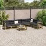Gartensitzgruppe 8-teilig aus imprägniertem Kiefernholz von vidaXL, Gartensets - Ref: Foro24-3299477, Preis: 453,73 €, Rabatt: %