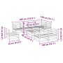 Gartensitzgruppe 9-teilig aus imprägniertem Kiefernholz von vidaXL, Gartensets - Ref: Foro24-3299511, Preis: 549,69 €, Rabatt: %