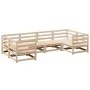 Juego de sofás de jardín 6 piezas madera maciza de pino by vidaXL, Garden sets - Ref: Foro24-3299603, Price: 383,47 €, Discou...