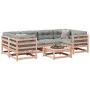 Juego de sofás de jardín 7 pzas madera maciza de abeto Douglas by vidaXL, Garden sets - Ref: Foro24-3299310, Price: 392,08 €,...