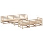 Gartensitzgruppe 8-teilig Massivholz Kiefer von vidaXL, Gartensets - Ref: Foro24-3299319, Preis: 433,34 €, Rabatt: %