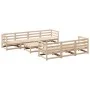 Gartensitzgruppe 8-teilig Massivholz Kiefer von vidaXL, Gartensets - Ref: Foro24-3299319, Preis: 427,40 €, Rabatt: %