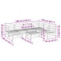 Juego de sofás de jardín 8 pzas madera maciza pino marrón cera by vidaXL, Garden sets - Ref: Foro24-3299553, Price: 480,64 €,...