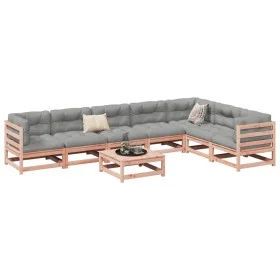 Set de sofás jardín 8 pzas con cojines madera de abeto Douglas by vidaXL, Garden sets - Ref: Foro24-3299480, Price: 736,79 €,...