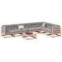 Set de sofás jardín 8 pzas con cojines madera de abeto Douglas by vidaXL, Garden sets - Ref: Foro24-3299480, Price: 736,81 €,...