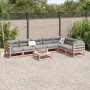 Set de sofás jardín 8 pzas con cojines madera de abeto Douglas by vidaXL, Garden sets - Ref: Foro24-3299480, Price: 736,81 €,...