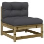 Set de sofás jardín 8 pzas con cojines madera pino impregnada by vidaXL, Garden sets - Ref: Foro24-3299507, Price: 822,70 €, ...