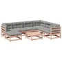 Set de sofás jardín 8 pzas con cojines madera de abeto Douglas de vidaXL, Conjuntos de jardín - Ref: Foro24-3299558, Precio: ...
