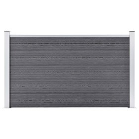 Grauer WPC-Gartenzaun 180x105 cm von vidaXL, Zaunpaneele - Ref: Foro24-49073, Preis: 250,78 €, Rabatt: %