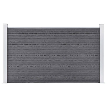 Grauer WPC-Gartenzaun 180x105 cm von vidaXL, Zaunpaneele - Ref: Foro24-49073, Preis: 237,28 €, Rabatt: %