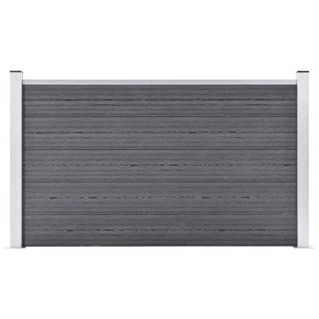 Gray WPC garden fence 180x105 cm by vidaXL, fence panels - Ref: Foro24-49073, Price: 263,74 €, Discount: %