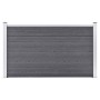 Grauer WPC-Gartenzaun 180x105 cm von vidaXL, Zaunpaneele - Ref: Foro24-49073, Preis: 237,28 €, Rabatt: %