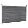 Gray WPC garden fence 180x105 cm by vidaXL, fence panels - Ref: Foro24-49073, Price: 263,74 €, Discount: %