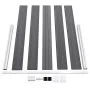 Gray WPC garden fence 180x105 cm by vidaXL, fence panels - Ref: Foro24-49073, Price: 263,74 €, Discount: %