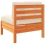 Set de sofás jardín 7 pzas con cojines madera pino marrón cera by vidaXL, Garden sets - Ref: Foro24-3299622, Price: 612,99 €,...