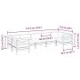 Set de sofás jardín 7 pzas con cojines madera pino marrón cera by vidaXL, Garden sets - Ref: Foro24-3299622, Price: 612,99 €,...