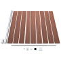 Brown WPC garden fence 175x186 cm by vidaXL, fence panels - Ref: Foro24-49068, Price: 218,68 €, Discount: %