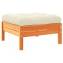 Set de sofás jardín 12 pzas con cojines madera pino marrón cera by vidaXL, Garden sets - Ref: Foro24-3299655, Price: 1,00 €, ...