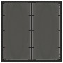 Mesa de jardín superficie de vidrio ratán PE negro 90x90x75 cm by vidaXL, Garden tables - Ref: Foro24-365586, Price: 104,76 €...