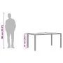 Mesa de jardín superficie de vidrio ratán PE marrón 150x90x75cm by vidaXL, Garden tables - Ref: Foro24-365590, Price: 141,81 ...