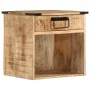 Mesita de noche madera maciza de mango 40x30x37 cm by vidaXL, Nightstands - Ref: Foro24-358914, Price: 68,11 €, Discount: %