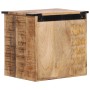 Mesita de noche madera maciza de mango 40x30x37 cm de vidaXL, Mesitas de noche - Ref: Foro24-358914, Precio: 81,75 €, Descuen...