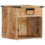 Massivholz-Nachttisch aus Mangoholz 40x30x37 cm von vidaXL, Nachttische - Ref: Foro24-358914, Preis: 68,11 €, Rabatt: %