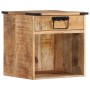 Mesita de noche madera maciza de mango 40x30x37 cm de vidaXL, Mesitas de noche - Ref: Foro24-358914, Precio: 81,75 €, Descuen...