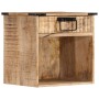 Mesita de noche madera maciza de mango 40x30x37 cm de vidaXL, Mesitas de noche - Ref: Foro24-358914, Precio: 81,75 €, Descuen...