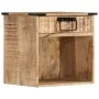 Mesita de noche madera maciza de mango 40x30x37 cm by vidaXL, Nightstands - Ref: Foro24-358914, Price: 68,11 €, Discount: %