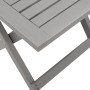 Liegestuhl mit massivem Akazienholz-Tisch in Grau von vidaXL, Liegen - Ref: Foro24-363280, Preis: 148,62 €, Rabatt: %