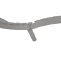 Tumbona con mesita madera maciza de acacia gris de vidaXL, Tumbonas - Ref: Foro24-363280, Precio: 148,53 €, Descuento: %