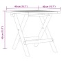 Liegestuhl mit massivem Akazienholz-Tisch in Grau von vidaXL, Liegen - Ref: Foro24-363280, Preis: 148,62 €, Rabatt: %
