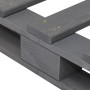 Estructura de cama con cabecero madera pino gris 140x200 cm | Foro24.es | Tu tienda online para hogar, jardín y más Foro24.es