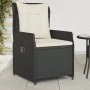 Sillones de jardín reclinables 2 uds ratán sintético negro by vidaXL, Garden chairs - Ref: Foro24-368652, Price: 207,48 €, Di...